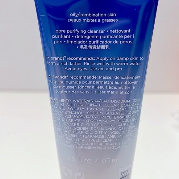Dr. Brandt Skin Care Pores No More 3.5 fl oz Pore Purifying Cleanser - Picture 3 of 4